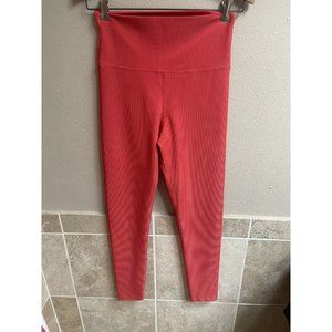 Beach riot Coral Red Ribbed Legging Medium
